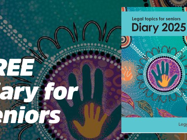 Legal Aid in NSW launches FREE diary for seniors.