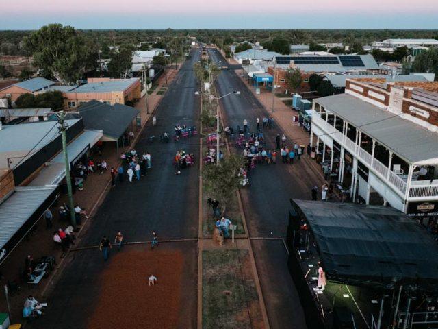 Red dirt street party marked one year flood anniversary on Saturday March 28